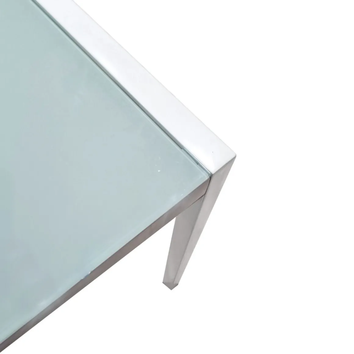 TAVOLO FISSO MOD. EMILY CM 110X70 BIANCO E VETRO TEMPERATO: vendita online TAVOLO FISSO MOD. EMILY CM 110X70 BIANCO E VETRO TEMPERATO in offerta