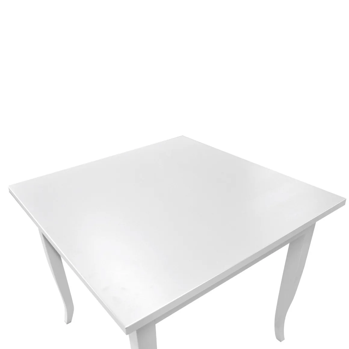 TAVOLO FISSO 90X90 LEGNO MASSELLO BIANCO OPACO: vendita online TAVOLO FISSO 90X90 LEGNO MASSELLO BIANCO OPACO in offerta