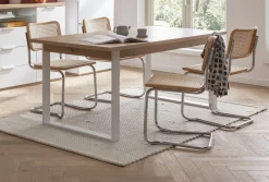 TAVOLO MUNDI ALL. 180X91 BIANCO E ROVERE ARTISAN: vendita online TAVOLO MUNDI ALL. 180X91 BIANCO E ROVERE ARTISAN in offerta