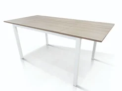 TAVOLO PLUTONE ALL. 130X85 BIANCO E OLMO CHIARO: vendita online TAVOLO PLUTONE ALL. 130X85 BIANCO E OLMO CHIARO in offerta