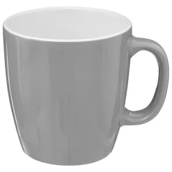 TAZZA CON MANICO IN TERRACOTTA LINEA COLORAMA 18CL GRIGIO
