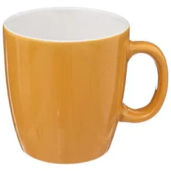 TAZZA CON MANICO IN TERRACOTTA LINEA COLORAMA 18CL GIALLA