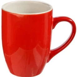 TAZZA CON MANICO IN TERRACOTTA LINEA COLORAMA 38CL ROSSA