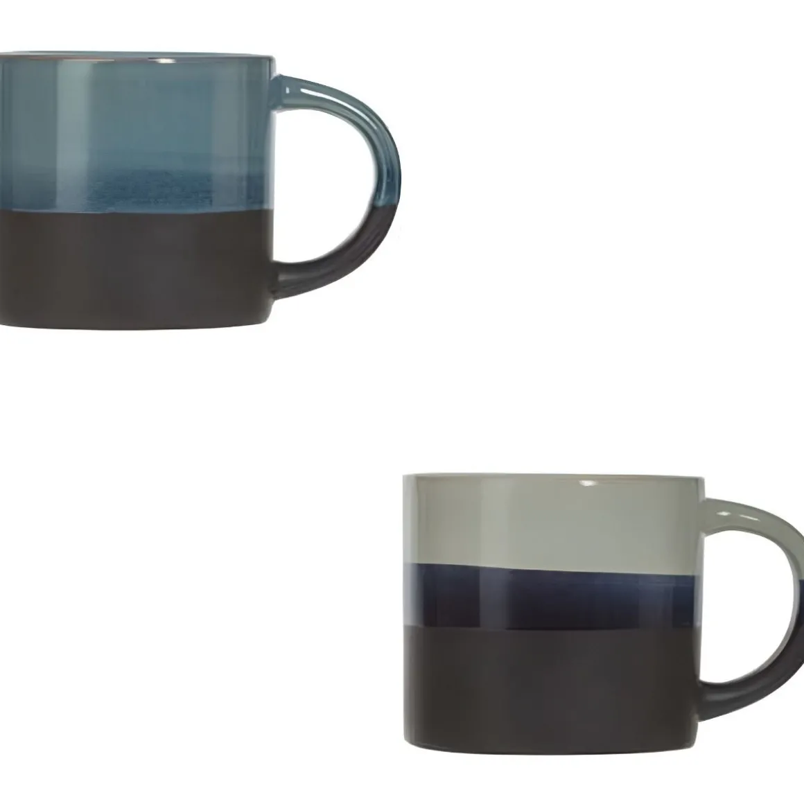 TAZZA LAGUNE IN GRES 9X8CM 34CL IN BICOLORE ASSORTITO