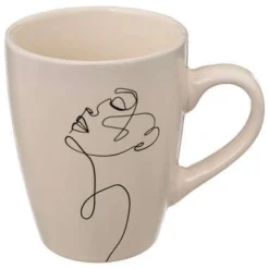 TAZZA VISO CON MANICO IN GRES 35CL ASSORTITO