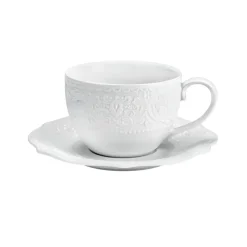 TAZZINA DA CAFFE' CON PIATTINO LINEA ALICE 100ML