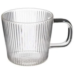 TAZZINA DA CAFFE' IN VETRO BOROSILICATO LINEA NALA 15CL