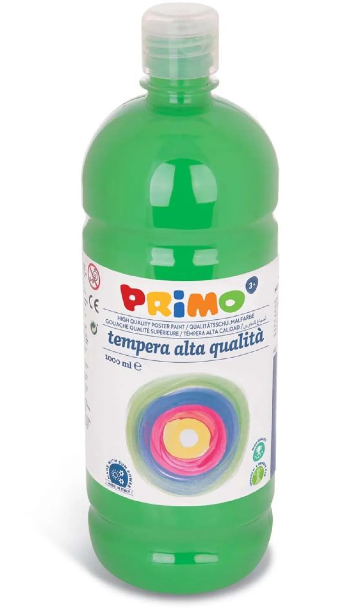 Tempera Liquida Verde: Flacone tempera verde Brillante