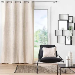 TENDA CON OCCHIELLI IN POLICOTONE STAMPATO PANDORE BIANCO 140X280CM: vendita online TENDA CON OCCHIELLI IN POLICOTONE STAMPATO PANDORE BIANCO 140X280CM in offerta