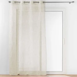 TENDA CON OCCHIELLI VELO SABBIA STAMPATO PANDORE 140X280CM BIANCO: vendita online TENDA CON OCCHIELLI VELO SABBIA STAMPATO PANDORE 140X280CM BIANCO in offerta