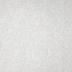 TENDA DOCCIA IN PEVA CM 200X240 GEOMETRICA BIANCA