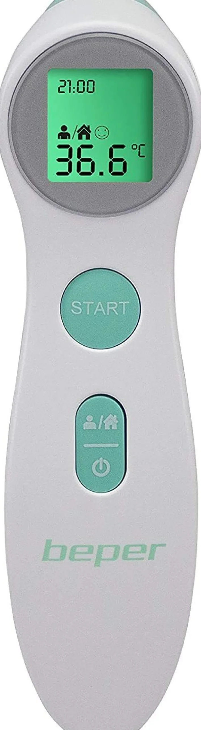 TERMOMETRO MULTIFUNZIONE AD INFRAROSSI 4.1X4.4X15.3CM BIANCO/VERDE