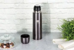 THERMOS IN ACCIAIO INOX 0.75ML 29X8CM GRIGIO SCURO: vendita online THERMOS IN ACCIAIO INOX 0.75ML 29X8CM GRIGIO SCURO in offerta