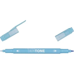 TOMBOW - PENNARELLO MARKER TWIN TONE BLU CHIARO : vendita online TOMBOW - PENNARELLO MARKER TWIN TONE BLU CHIARO in offerta