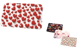 TOVAGLIETTA AMERICANA MOD. CUORI 43X28CM ASSORTITO: vendita online TOVAGLIETTA AMERICANA MOD. CUORI 43X28CM ASSORTITO in offerta