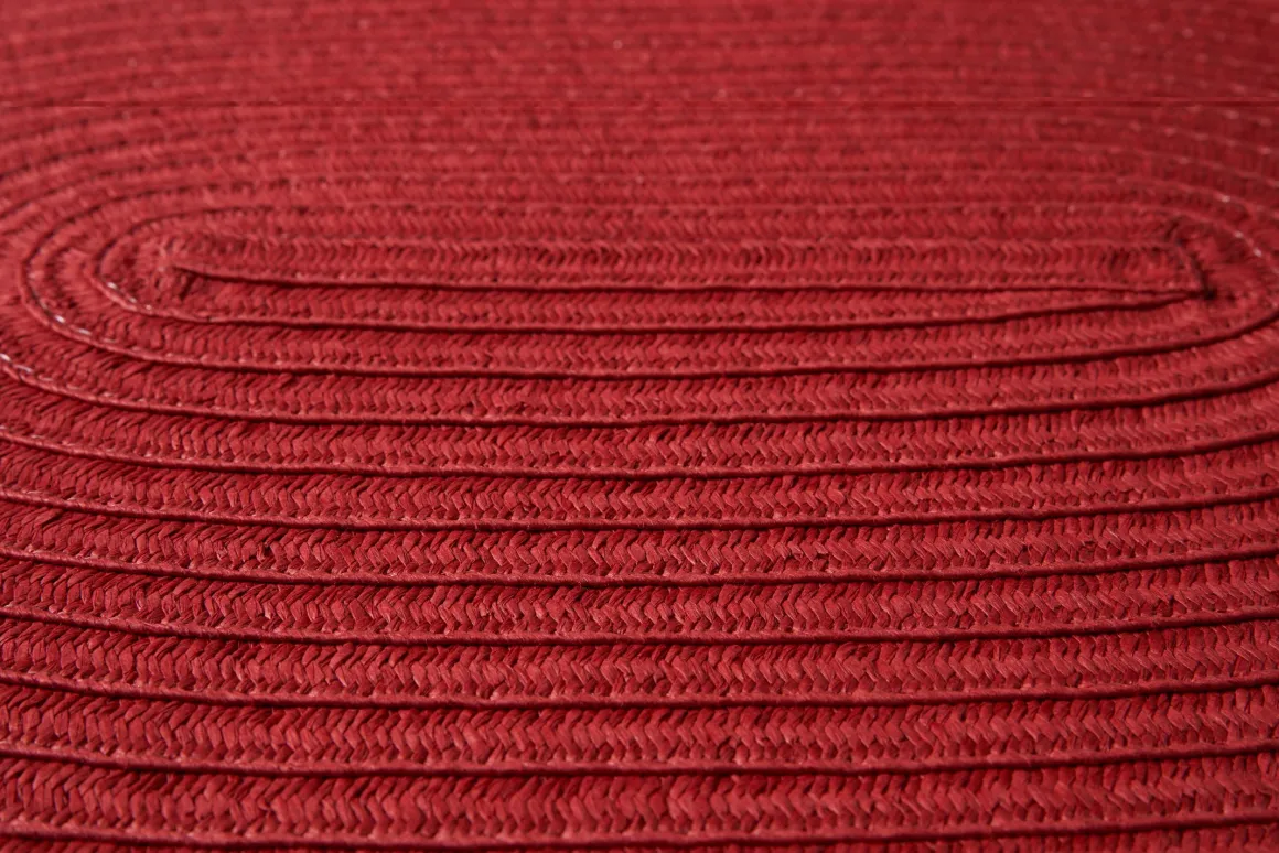 TOVAGLIETTA OVALE CM 45X30 ROSSA: vendita online TOVAGLIETTA OVALE CM 45X30 ROSSA in offerta