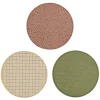 TOVAGLIETTA ROTONDA RIGHE/QUADRETTI D 38CM ASSORTITO: vendita online TOVAGLIETTA ROTONDA RIGHE/QUADRETTI D 38CM ASSORTITO in offerta