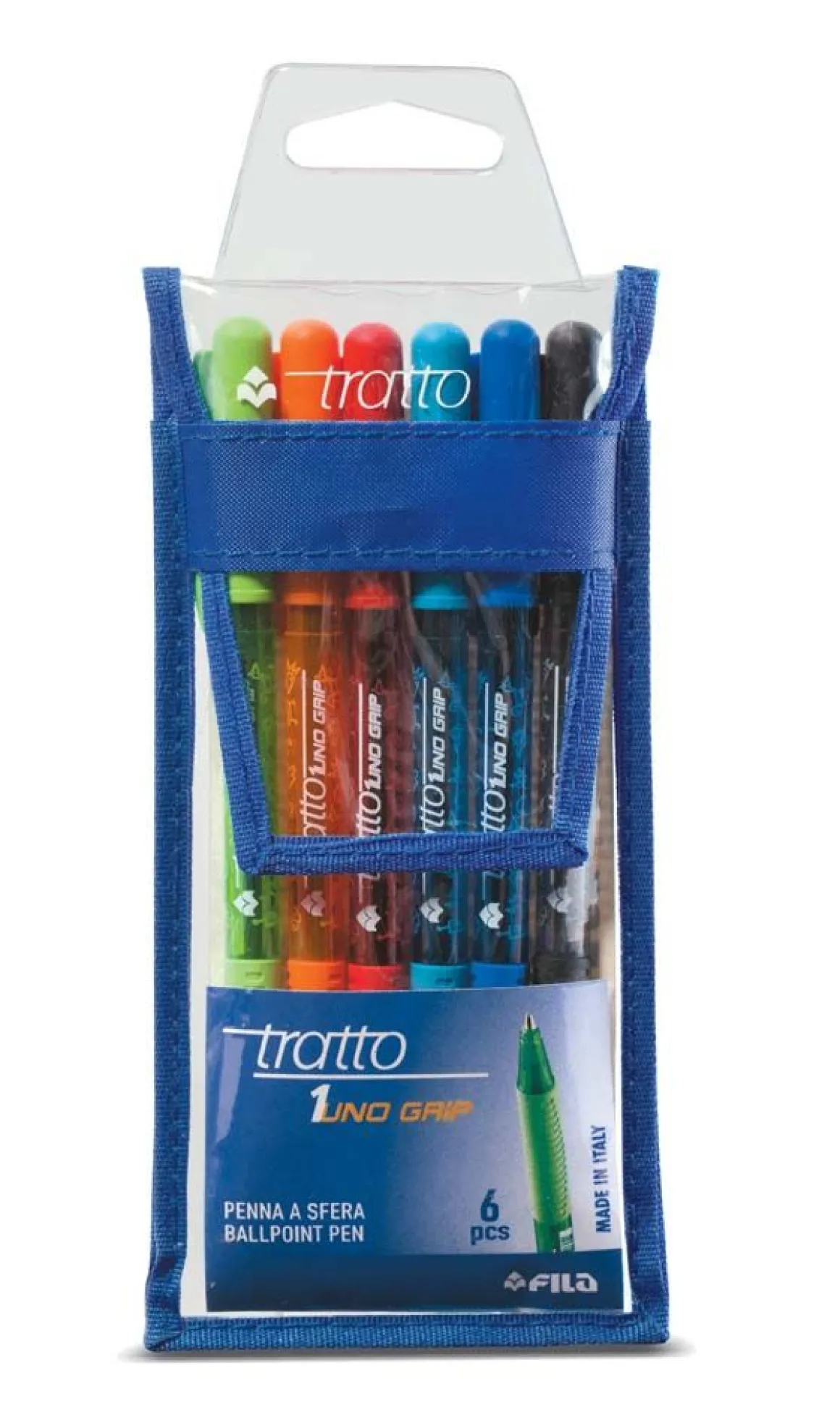 TRATTO - SET 6 PENNE TRATTO 1UNO GRIP ASSORTITE: vendita online TRATTO - SET 6 PENNE TRATTO 1UNO GRIP ASSORTITE in offerta