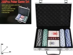 VALIGETTA 200 POKER CHIPS/CARTE RAMINO: vendita online VALIGETTA 200 POKER CHIPS/CARTE RAMINO in offerta