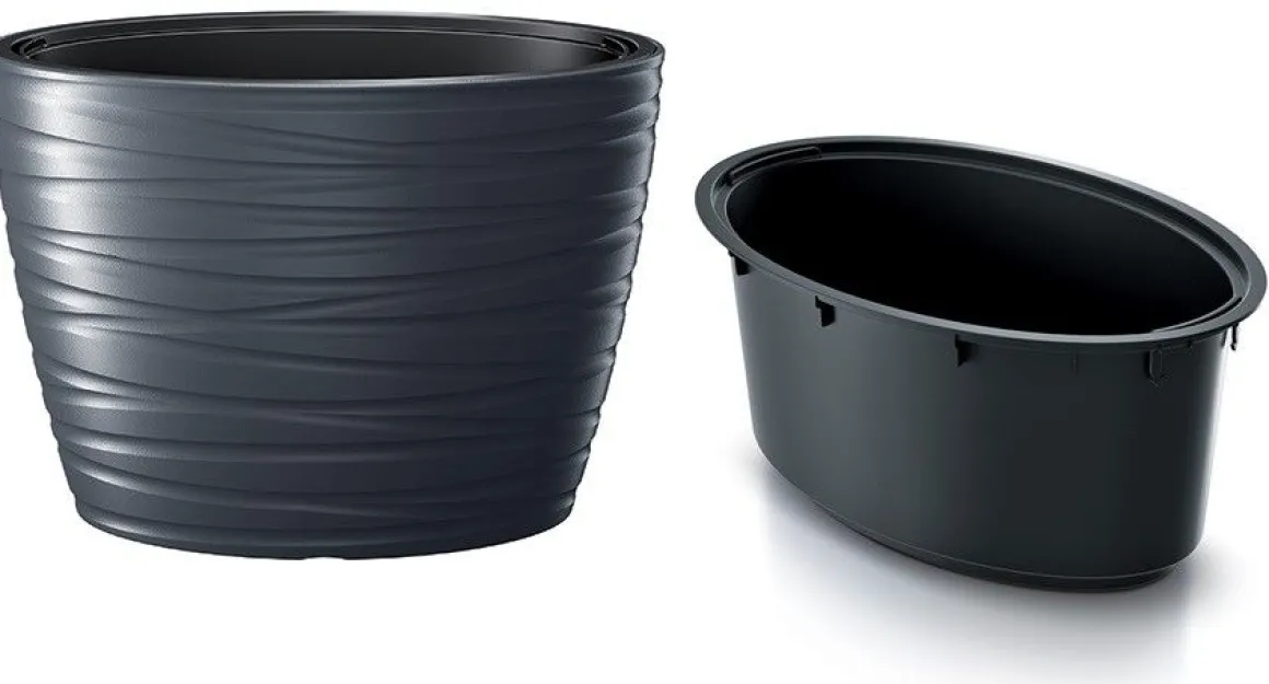 Vaso maze nero 60cm: fioriera a prezzi bassi