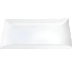 VASSOIO IN PORCELLANA LINEA CARLOTTA/RAMADA 33X20CM BIANCO