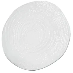 VASSOIO PRESENTAZIONE PORCELLANA LINEA WALL DIAM. 20.5CM BIANCO