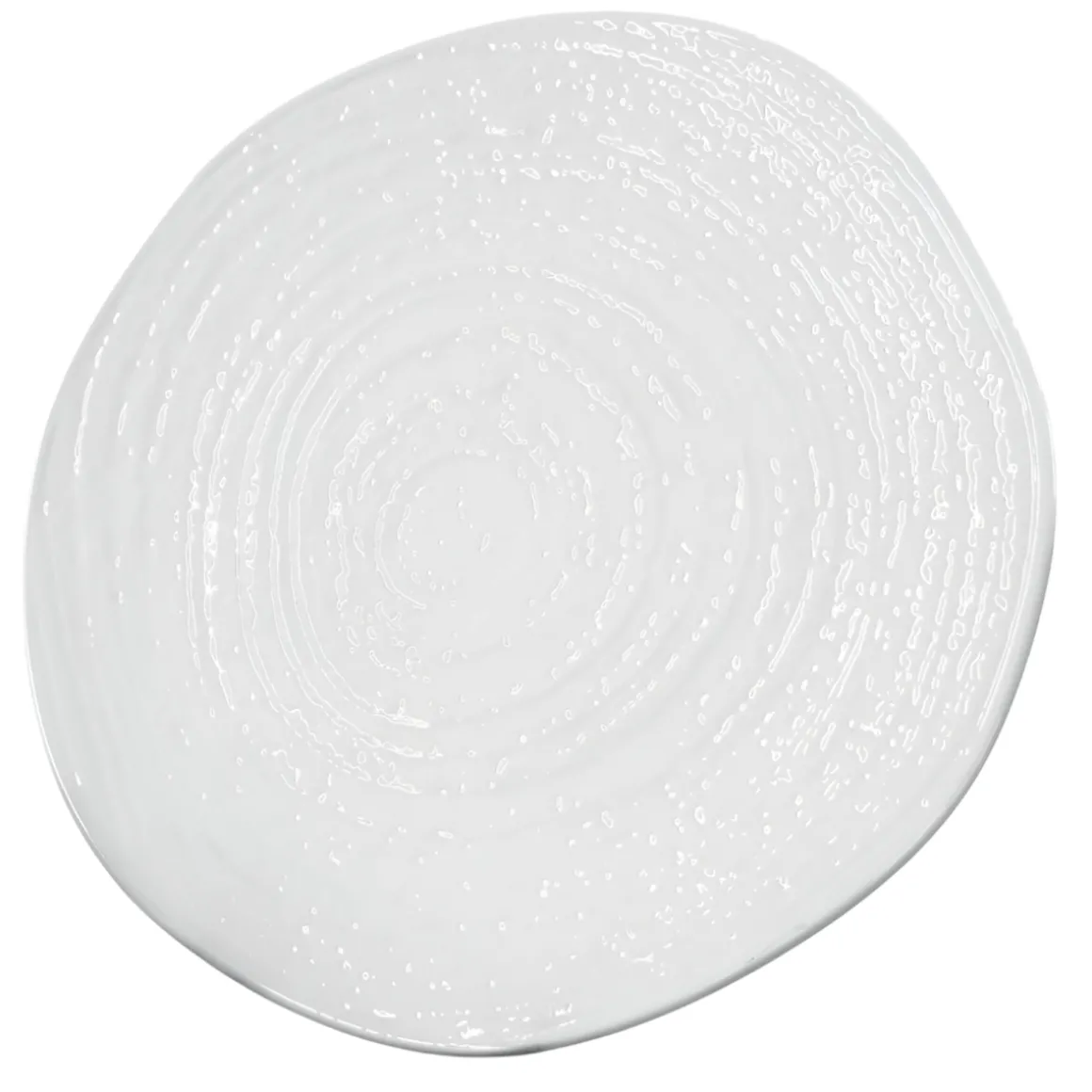 VASSOIO PRESENTAZIONE PORCELLANA LINEA WALL DIAM. 20.5CM BIANCO