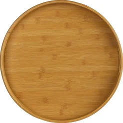 VASSOIO ROTONDO IN MDF E BAMBU' 40X5CM