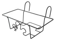 Vendita online di FIORIERA FISSA IN FERRO PLASTICATO 50CM