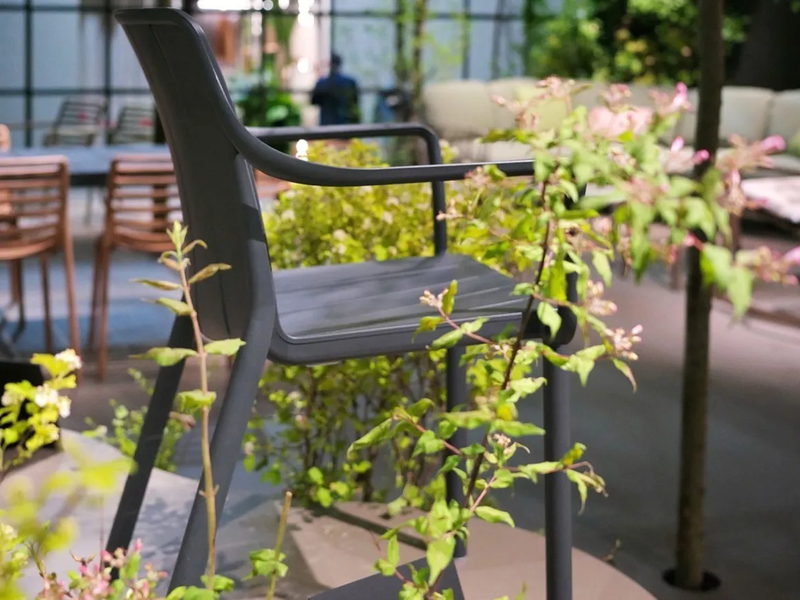 Vendita online di NARDI OUTDOOR - SEDIA MOD. TIBERINA ARMCHAIR ANTRACITE