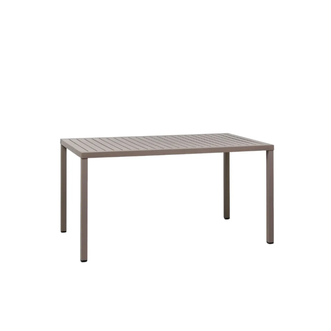 Vendita online di NARDI OUTDOOR - TAVOLO FISSO CUBE CM 140X80 IN ALLUMINIO TORTORA