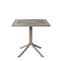 Vendita online di NARDI OUTDOOR - TAVOLO MOD. CLIPX 80X80 CM POLIPROPILENE TORTORA