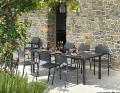 Vendita online di NARDI OUTDOOR - TAVOLO ALL. LIBECCIO CM 160X100 ANTRACITE
