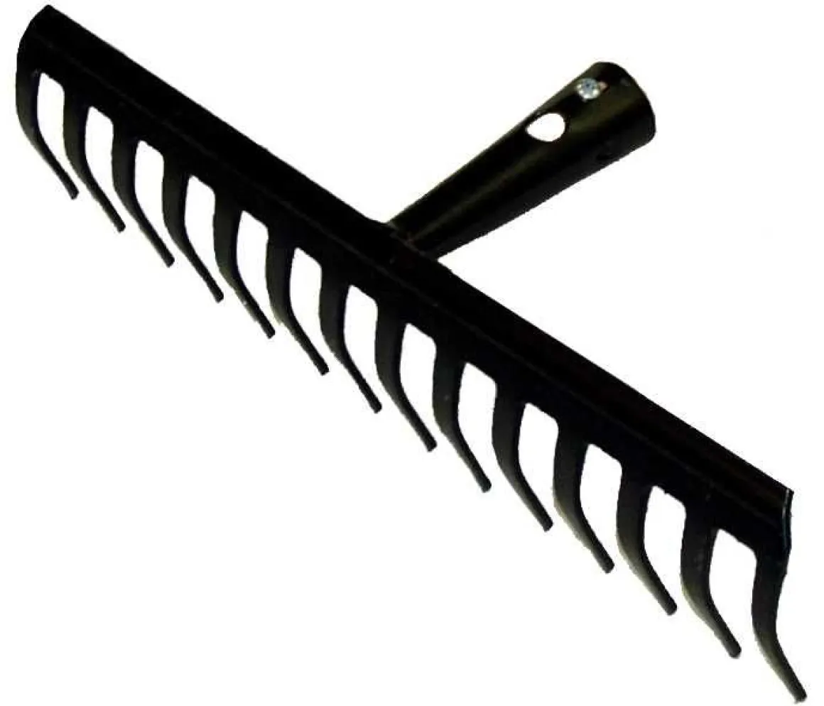 Vendita online di RASTRELLO VERNICIATO A 14 DENTI CON MANICO NATURALE