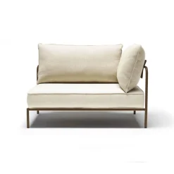 Vendita online di SCAB - DIVANETTO FLAP MODULARE DESTRA MOKA E CREMA