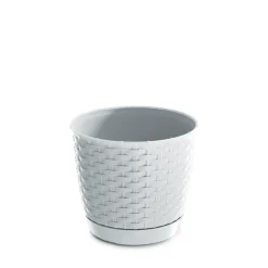 Vendita online di VASO RATOLLA ROUND DIAM. 25 H. 22 BIANCO