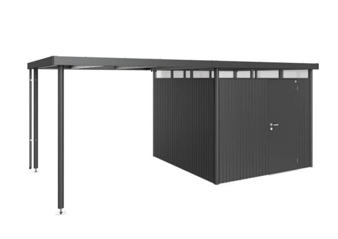 Vendita online di BIOHORT - TETTO LATERALE X CASETTA HIGHLINE CM 282X195 GRIGIO SCURO