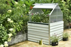 Vendita online di BOX P/FIORI BIANCO 120X62 H166 ACCIAIO/ALLUMINIO/POLICARBONATO