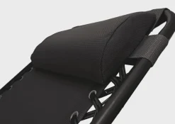 Vendita online di BRANDINA LOUNGER PIEGHEVOLE NERO E TEXTILENE ANTRACITE