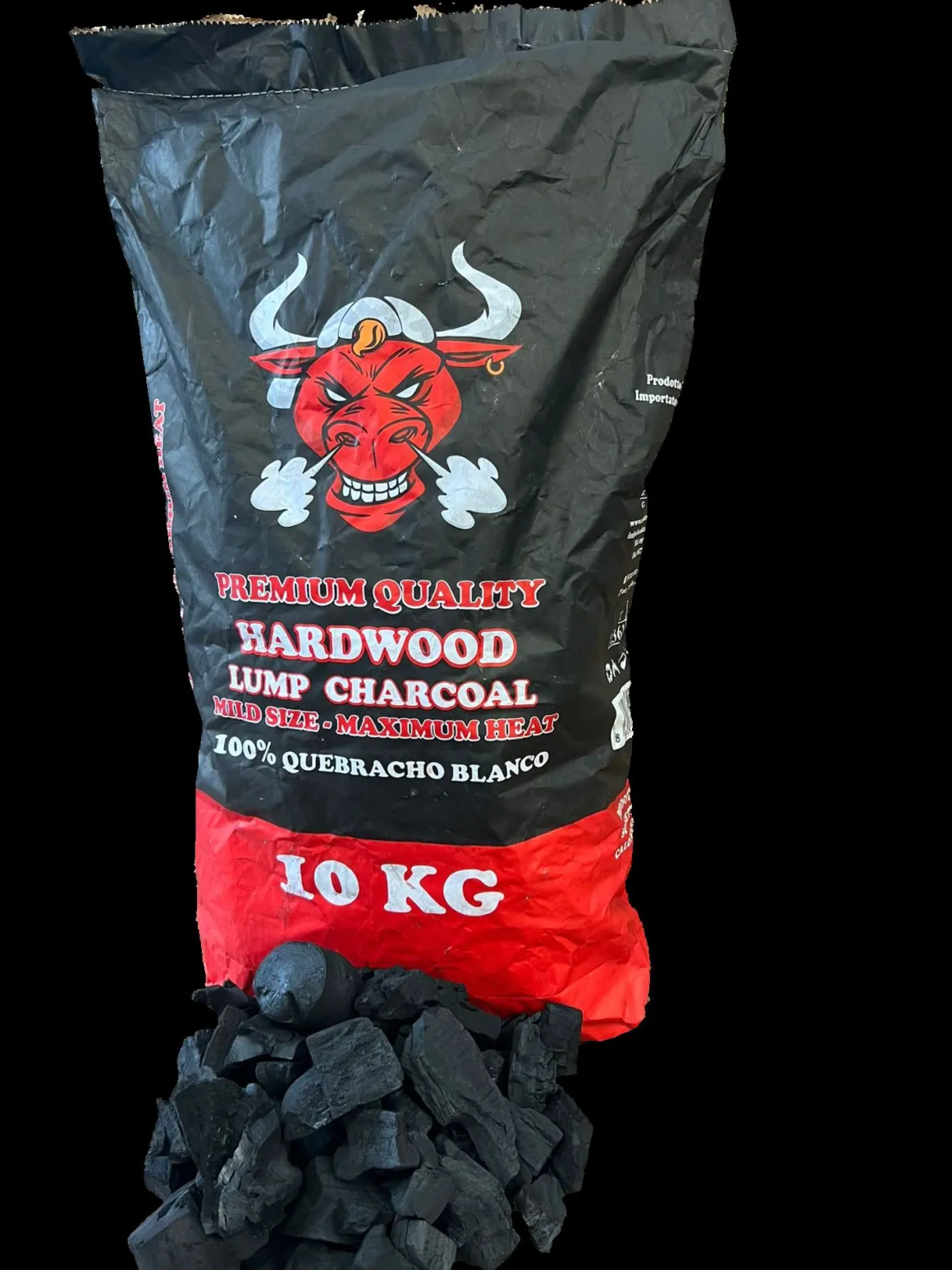Vendita online di BRICCHETTE XL TORO QUEBRACHO BLANCO 10KG