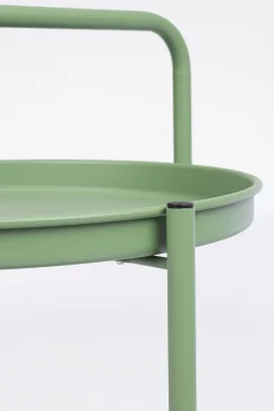 Vendita online di CARRELLO AUSTIN DIAM. CM 44.5 H.70 METALLO VERDE FOGLIA OPACO