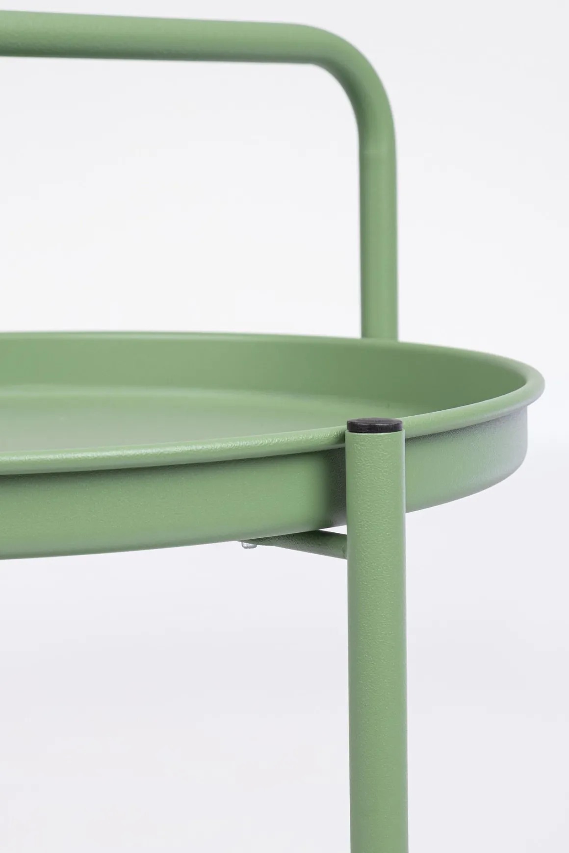 Vendita online di CARRELLO AUSTIN DIAM. CM 44.5 H.70 METALLO VERDE FOGLIA OPACO