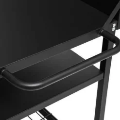 Vendita online di CARRELLO CM 120X48 IN METALLO NERO