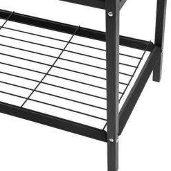 Vendita online di CARRELLO CM 120X48 IN METALLO NERO