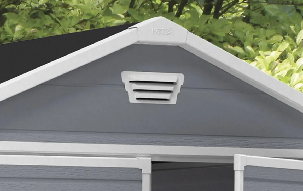 Vendita online di CASETTA MANOR CM 185X152 H. 116 GRIGIO CHIARO E BIANCO