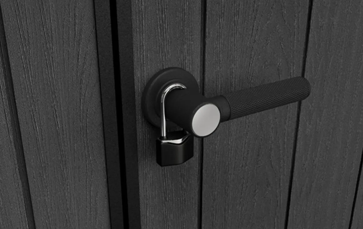 Vendita online di CASETTA NEWTON CM 228X350 H. 252 MARRONE E ANTRACITE