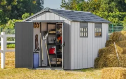 Vendita online di CASETTA OAKLAND CM 230X350 H. 242 GRIGIO E ANTRACITE