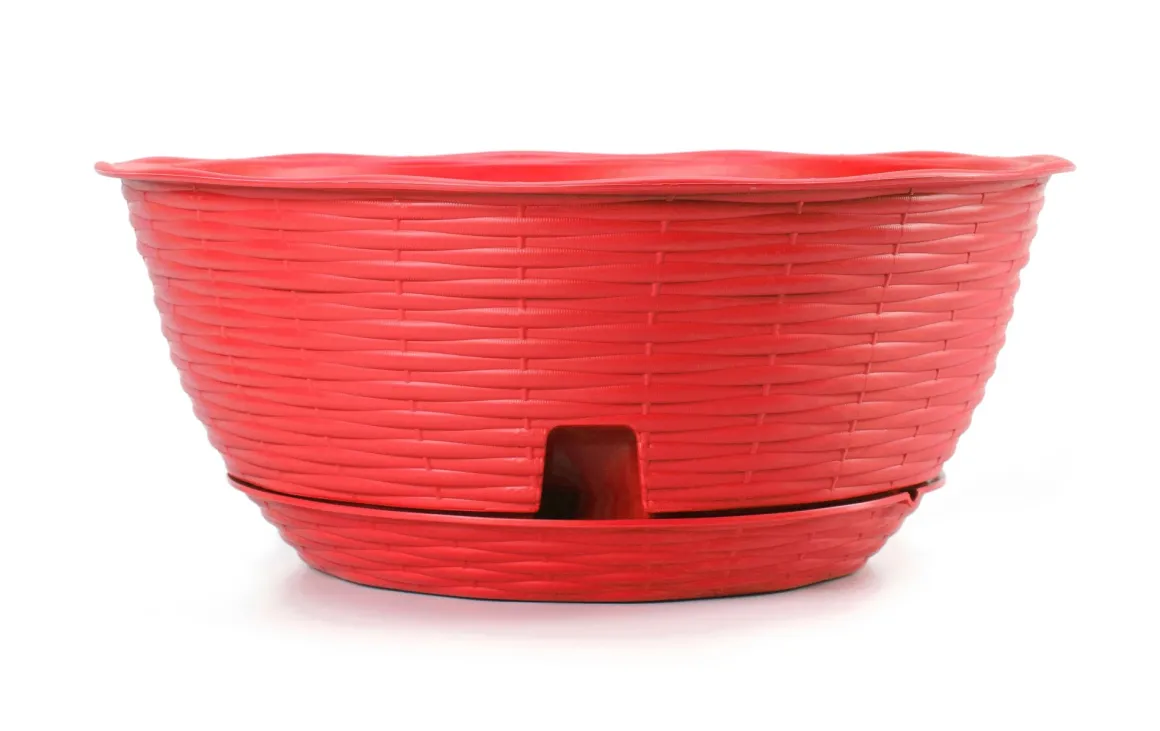 Vendita online di CIOTOLA PAGLIA DIAM. 40 ROSSO CORALLO