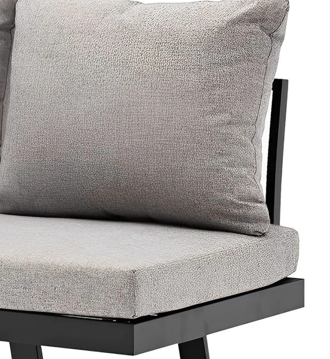Vendita online di DIVANO DA GIARDINO MULTIFUNZIONE IN ALLUMINIO ANTRACITE