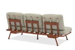 Vendita online di DIVANO DA GIARDINO MULTIFUNZIONE SUNSET METALLO TERRACOTTA